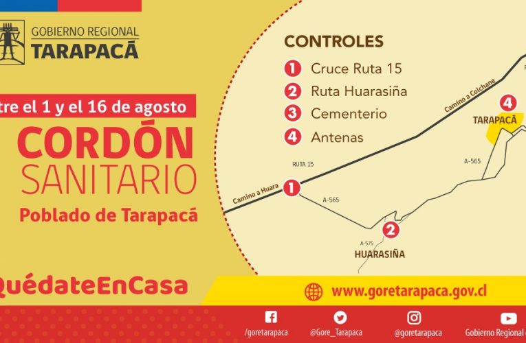 Autoridad Sanitaria fija cordón sanitario por fiesta religiosa de San Lorenzo de Tarapacá