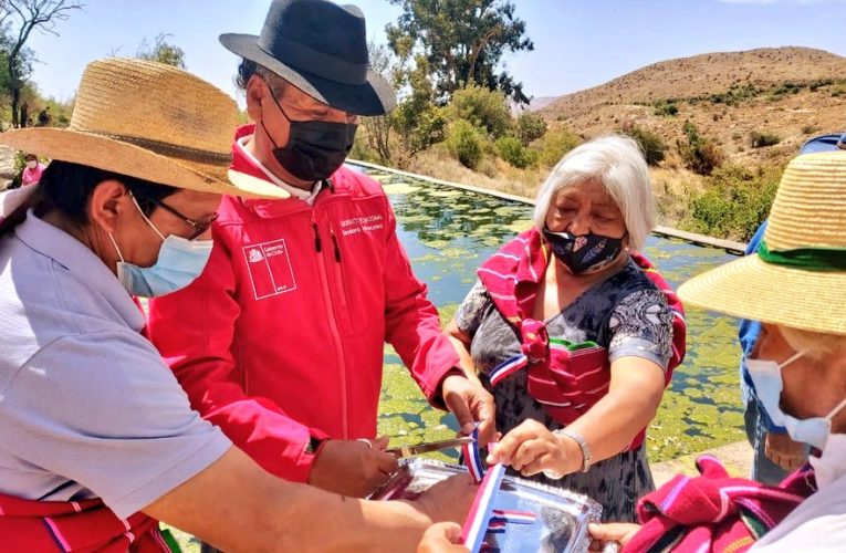 CONADI invirtió $70.000.000 en obra de estanque y canal de hormigón en la comuna de Huara